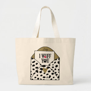 Dalmatisk utskrift jumbo tygkasse