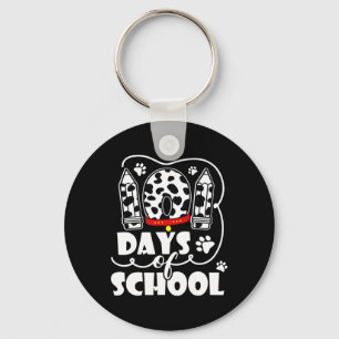 Dalmatiska Hund dagar 100 dagar Smartare pojkar Nyckelring