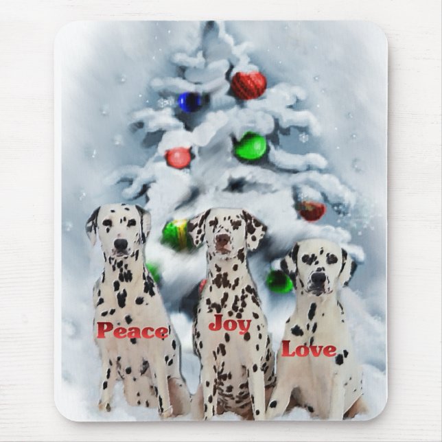 Dalmatiska julgåvor musmatta (Framsidan)