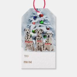 Dalmatiska julgåvor presentetikett