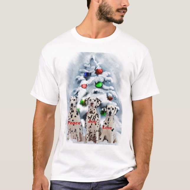 Dalmatiska julgåvor t shirt (Framsida)