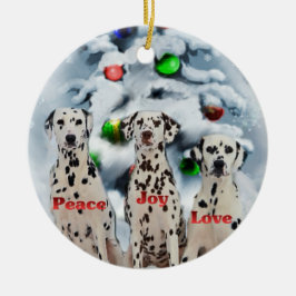 Dalmatiska julklappar Ornament
