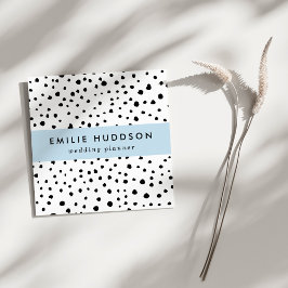 Dalmatiska prickar, Dalmatiska prickar, svarta och Fyrkantigt Visitkort