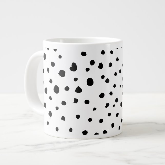 Dalmatiska prickar, Dalmatiska prickar, svarta och Jumbo Mugg (Framsida vänster)