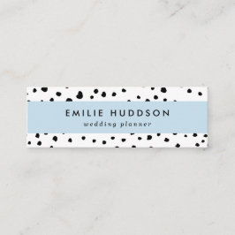 Dalmatiska prickar, Dalmatiska prickar, svarta och Mini Visitkort