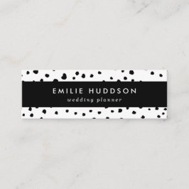 Dalmatiska prickar, Dalmatiska prickar, svarta och Mini Visitkort