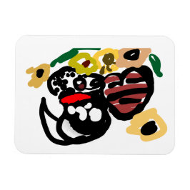 dalmatiska solrosor magnet