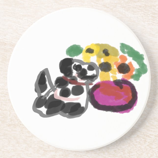 dalmatiska solrosor underlägg (Framsidan)