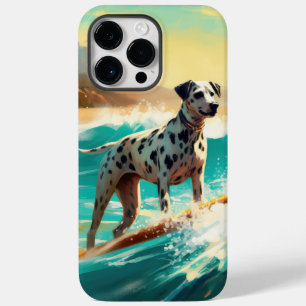 Dalmatiska strand surfing målning