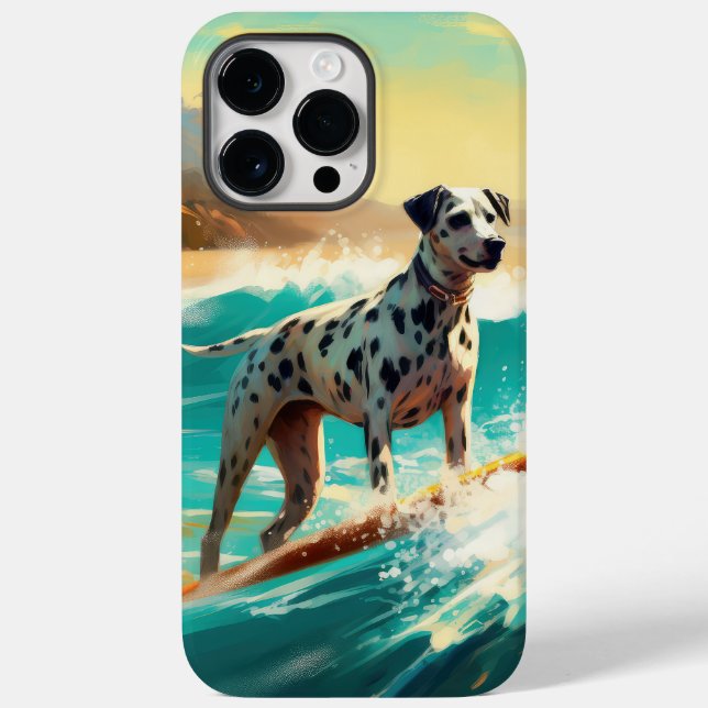 Dalmatiska strand surfing målning (Baksida)