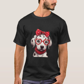 Dalmatiskt färgade glasögon och högfrekvensband Ba T Shirt
