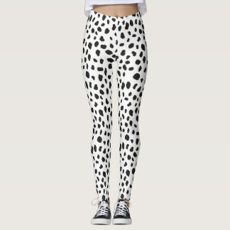 Dalmatiskt förband/ fläckiga djurplåster leggings