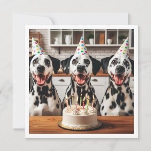 Dalmatiskt hälsningskort, Dalmatiens födelsedag Inbjudningar