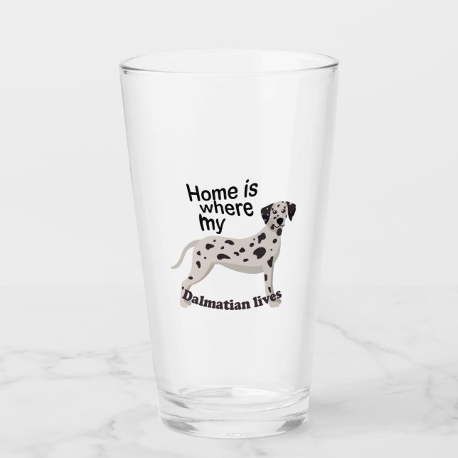 Dalmatiskt hem glaskopp (Framsida)