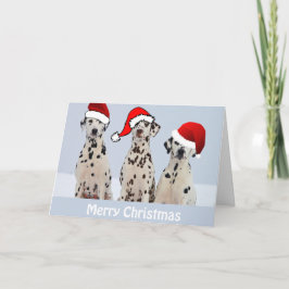 Dalmatiskt julkort helgkort