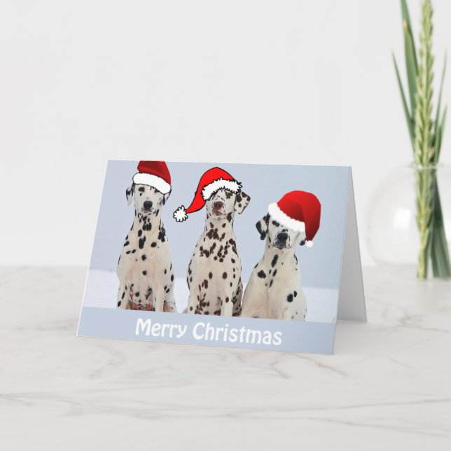 Dalmatiskt julkort helgkort (Framsida)