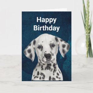 Dalmatiskt mappat gratulationskort kort