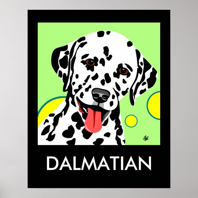 Dalmatiskt Poster av raskonst (Framsidan)