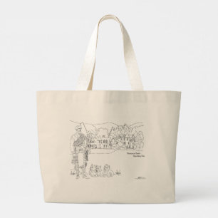Dalmunzie Castle, Highlander, Westies Tote Bag Jumbo Tygkasse