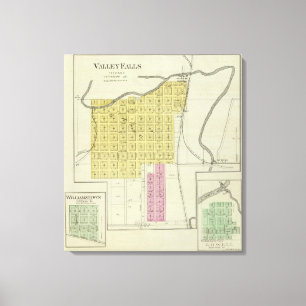 Dalnedgångar, Williamstown och Lowell, Kansas Canvastryck