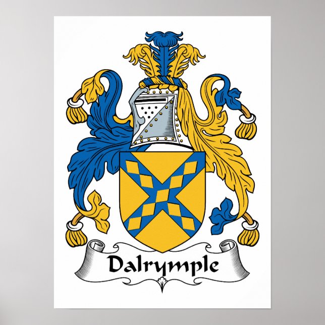 Dalrymple Family Crest Poster (Framsidan)