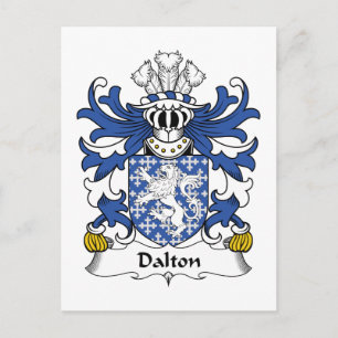 Dalton Family Crest Vykort