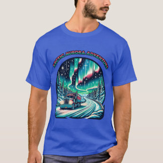 Dalton highway Dalton highway Alaska Arktis aurora T Shirt