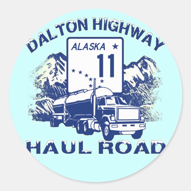 DALTON HIGHWAY HAUL VÄAD RUNT KLISTERMÄRKE (Framsida)