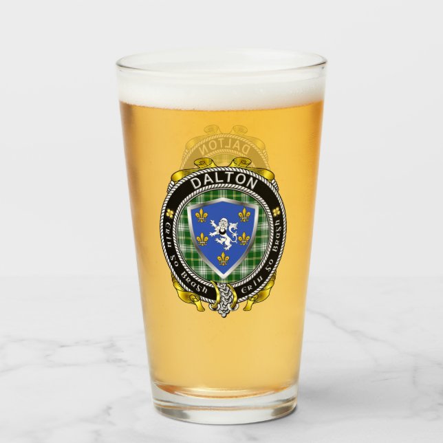 Dalton Irish Beer Glass Glaskopp (Framsida fylld)