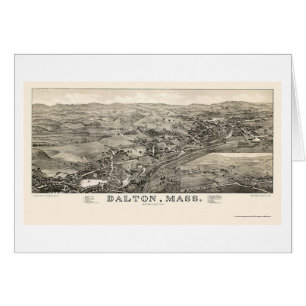 Dalton panorama- karta för MORSOR - 1884 Hälsningskort