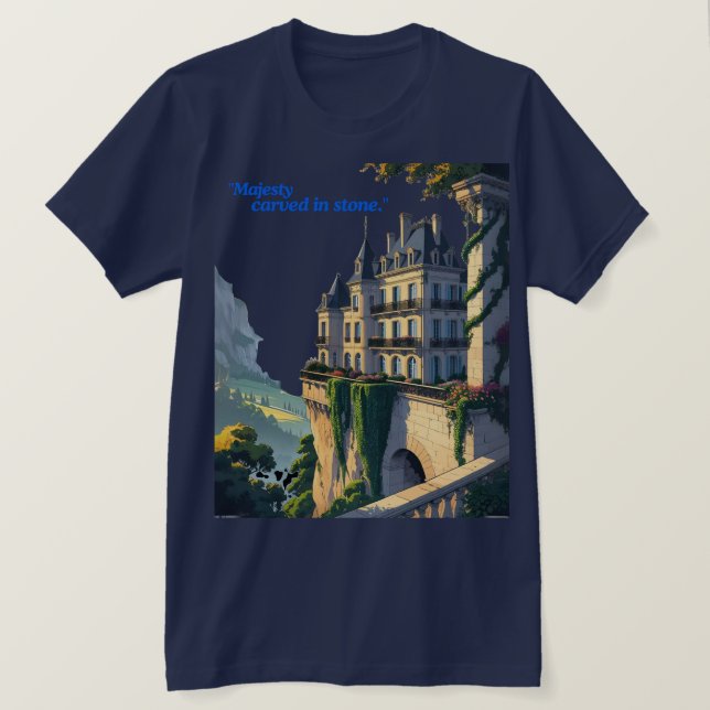 Dalutsikt – Slottet på kullen T Shirt (Design framsida)