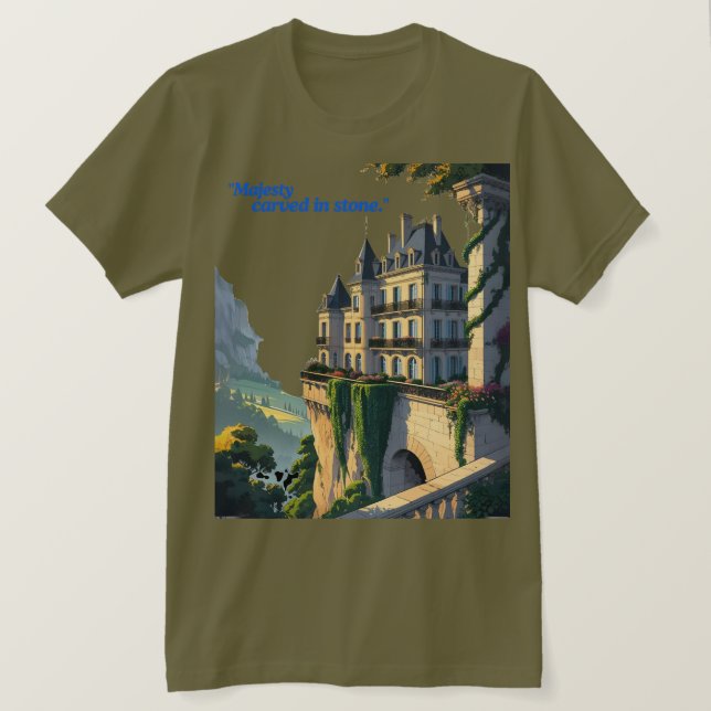 Dalutsikt – Slottet på kullen T Shirt (Design framsida)