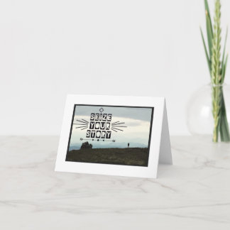 Dalutsikten noterar kortet - tom insida kort