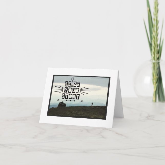 Dalutsikten noterar kortet - tom insida kort (Framsida)