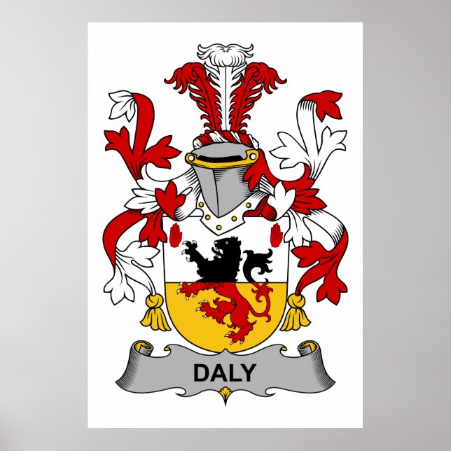 Daly Family Crest Poster (Framsidan)
