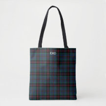 Daly Klan Tartan Blue Play Monogram