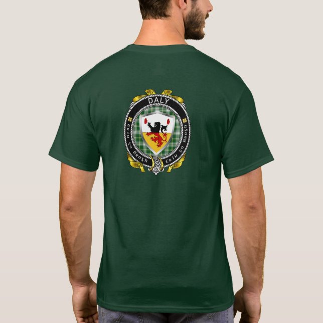 Daly/O'Daly Irish Shield T-Shirt (Baksida)