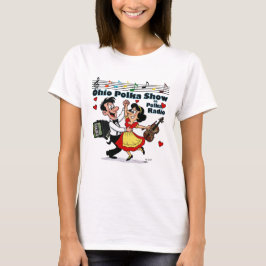 Dam 0-H-I-0 Polka T-Shirt