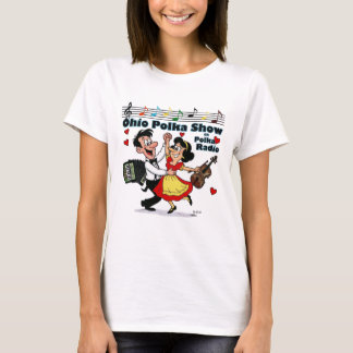 Dam 0-H-I-0 Polka T-Shirt
