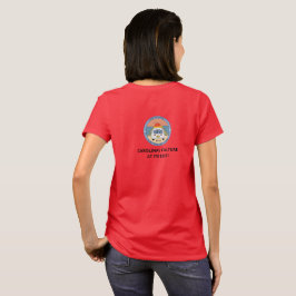 Dam 100 % t-shirt av bomull
