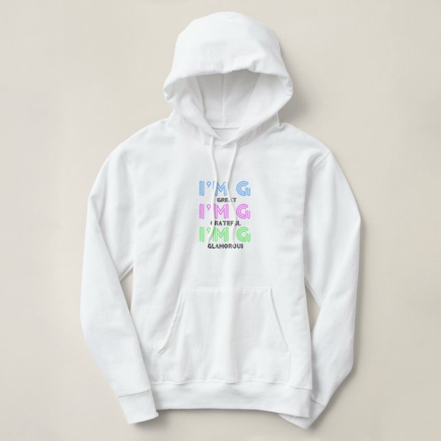 Dam 3G Hoodie Tee Shirt (Design framsida)