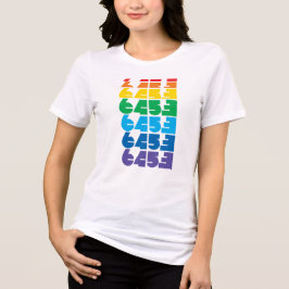 Dam 6453 Flerfärgsblock tee