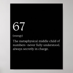 Dam 67 Definition Meme V-ringad Poster