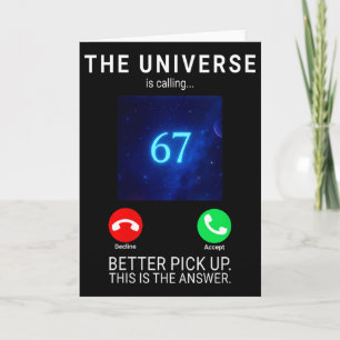 Dam 67 Meme Universum Kallar V-ringad Kort