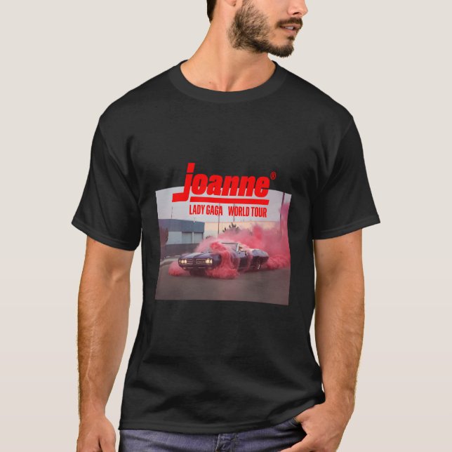Dam A Officiell Joanne World Tour Black T Shirt (Framsida)
