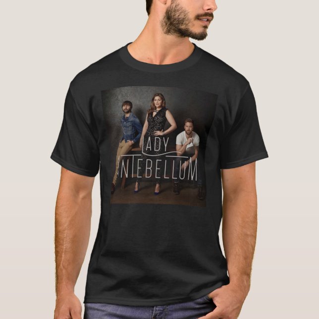 Dam Antebellum Music Band Singer   T Shirt (Framsida)