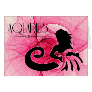 Dam Aquarius Zodiac Blank OBS Kort
