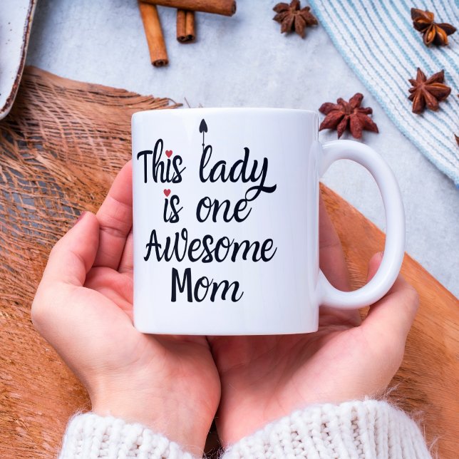Dam är en Fantastisk-Mamma-flony kaffe Mugg (Skapare uppladdad)