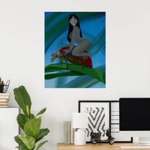 Dam av de förlorade kronbladen poster