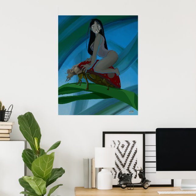 Dam av de förlorade kronbladen poster (Hemmakontoret)